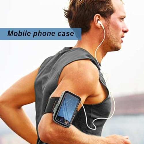 Electric Heating Phone Bag, 20x12cm Black Thermal Storage Case with 17x9cm Compartment for Smartphones, Travel, Outdoor, Daily Use, Warm Protection, Portable — view 3