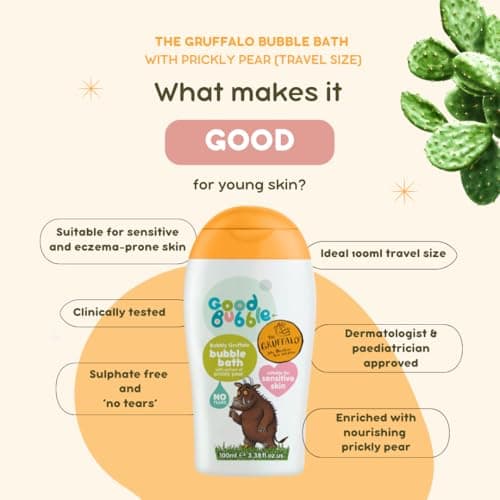Good Bubble Gruffalo Bubble Bath Travel No Tears Baby Wash 100ml (Pk of 2) — view 2