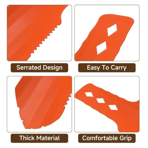 Kclkda Ultralight Metal Camping Backpacking Trowel with Serrated Design — view 3