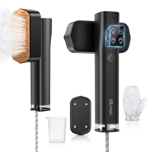 Sundu Clothes Steamer, 2 In 1 Travel Garment Steamer Iron, Black