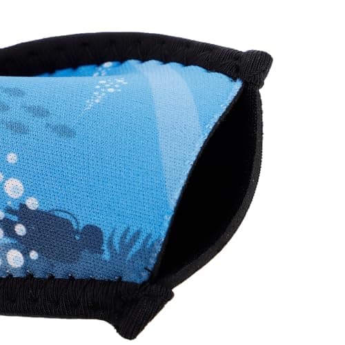 NUOBESTY Adjustable Neoprene Dive Mask Strap Cover for Long Hair Protection Swim and Scuba Mask Strap Sleeve Travel-friendly Snorkeling and Deep Diving Accessory — view 3