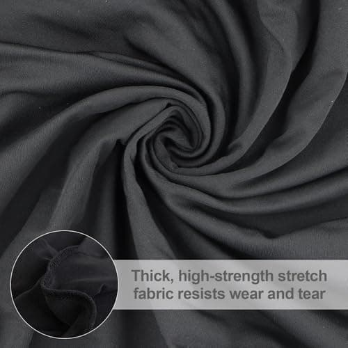 Anseom Suitcase Cover, Elastic Travel Luggage Cover Luggage Cover for 18-32 Inches Suitcase Protective Cover Black Baggage Covers for Travel with a Luggage Tag (M:22-24 Inches) — view 5