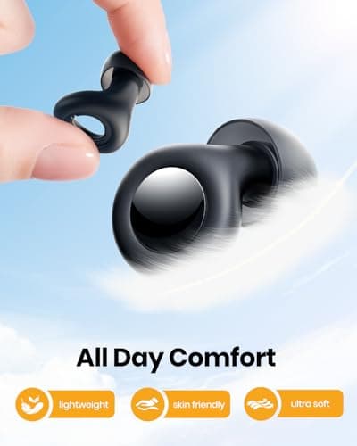 Ear Plugs for Sleep Noise Cancelling - Upgraded 45dB Ultra Soft Silicone Earplugs for Hearing Protection,Reusable&Washable Noise Reduce Earbuds 8 Ear Tips in 4 Size(XS, S, M, L) for Sleep,Focus,Travel — view 4