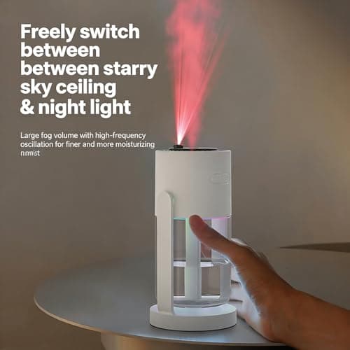 USB Cool Mist Humidifier 550ml with 7-Color Night Light — view 2
