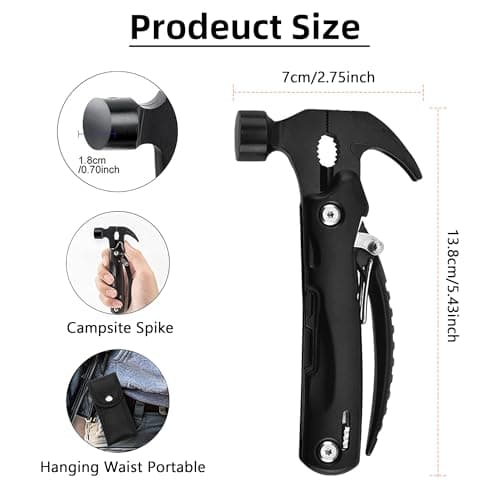 Foyscr Multi Tool for Men - Ideal for Dads, Survival Gear Essential, Camping Accessories - Perfect for His Birthday, Christmas & Valentine’s Day — view 3