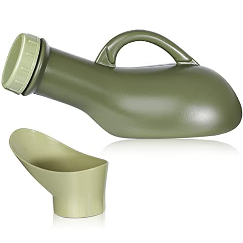Urinal Unisex Incontinence Bottles Portable Pee Bottle Urine Bottle Large Pee Containers for Camping Car Travel Traffic Jam Queuing 1L
