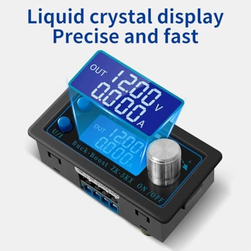 DollaTek DC Buck Boost Voltage Converter 0.6-36V Adjustable Voltage Power Supply Module Power Converter Digital LCD Display Solar Battery Charging 5KX — view 2