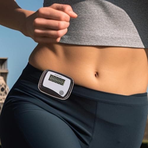 Step Counter for Seniors Portable Digital Fitness Walk Meter — view 2