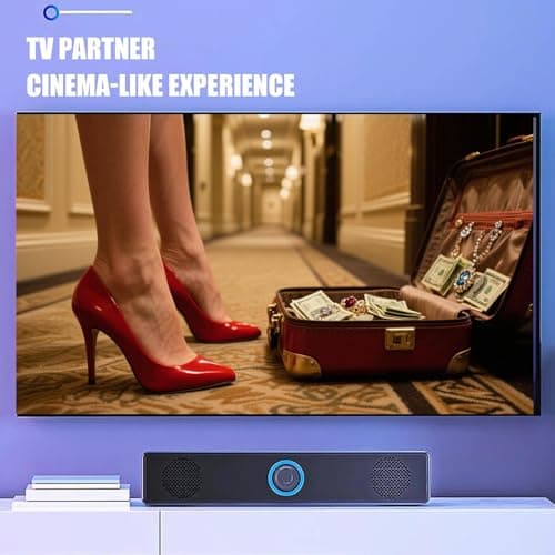 Sound Bar Home Theatre Wireless TV Soundbar, Slim Stereo Audio Speaker | Optical Surround Sound Bar Compact TV Speakers, Combo subwo — view 3