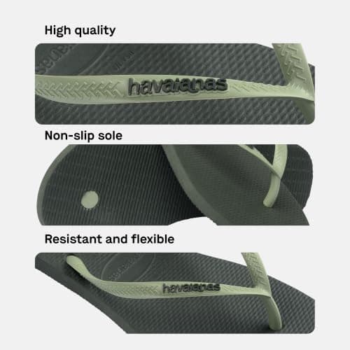 Havaianas Slim Logo Pop Up Women Flipflop Olive Green 6/7 UK — view 6
