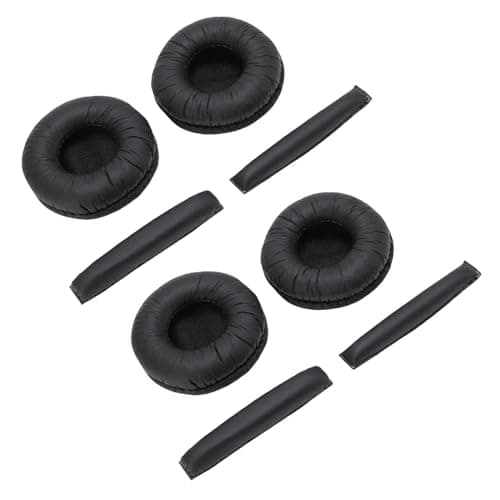 Ejoyous Replacement Earpads for PX200 Memory Foam Headphone Headband Cushion Pad 8 Pack Soft Fit for PX100 PX200 II PX100 II PX80 PX90 PC130 PC131 Daily Use (Black) — view 5