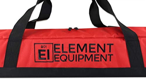 Element Equipment Deluxe Padded Ski Bag Single Premium High End Travel Bag Red 175 — view 4