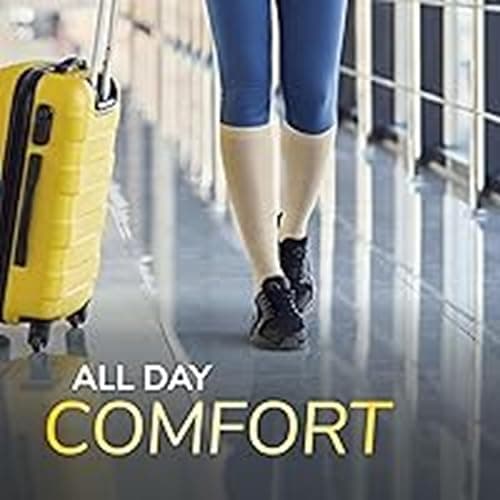 Dr. Scholl's Flight Socks - Clinically Proven Compression Socks for Flight Travel - Help Prevent Swollen Ankles and Deep Vein Thrombosis (DVT) - Sheer - Size 6-8, 1 Pair — view 6