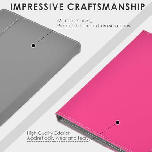 KATUMO Folio Leather Universal Case for 9.6-11 Inch Tablet, Black — view 5