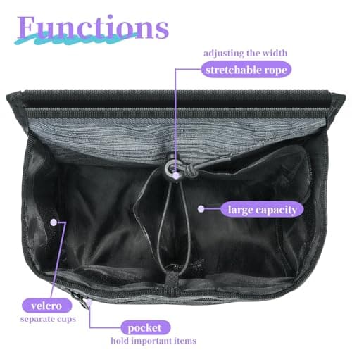 WRINGKIT 2 Pack Luggage Cup Holder for Suitcases, Free Hand Drink Carrier — view 5