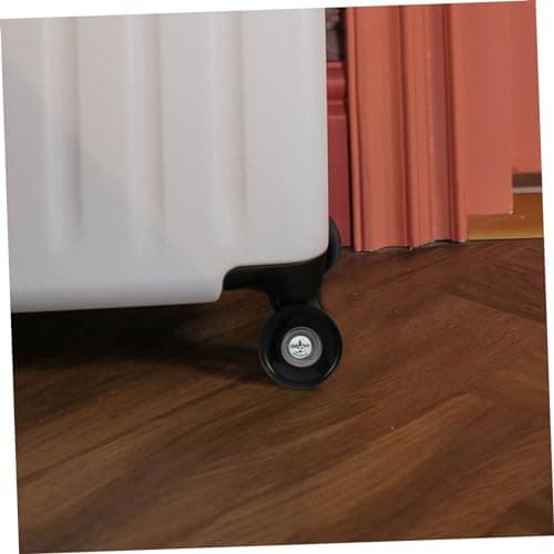 2pcs Suitcase Wheel Replacement Kit with Metal Rubber Swivel — view 4