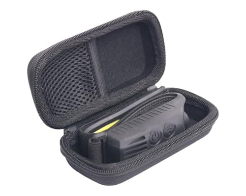 inDomit Hard Protective Travel Case Compatible with 230° Silicone Headlamp - Waterproof Lightweight EVA Storage(CASE ONLY)