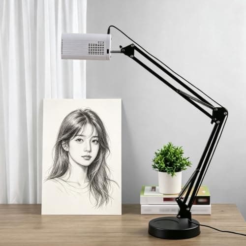 Art Drawing Projector, Portable Tracing Projector With Wifi And Usb Connectivity, Easy Image Transfer For Artists, Canvas, Wall, Board And Desktop Use