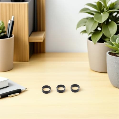 Zerodeko 600pcs Reusable Black Silicone Cable Ties for Cord and Charging Cable Management Tough Non-slip Rubber Bands Prevent Tangling — view 6