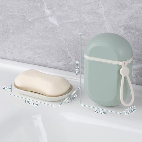 Alyvisun 2pcs Travel Soap Case, Portable Soap Box — view 2