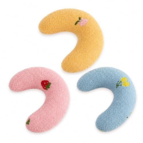 3 Pcs Cats and Small Dogs Neck Pillow Bed, U-Shaped Calming Neck Support