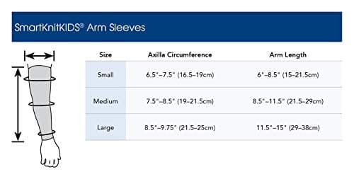 SmartKnitKIDS Seamless Compression Arm Sleeves - Large - White — view 3