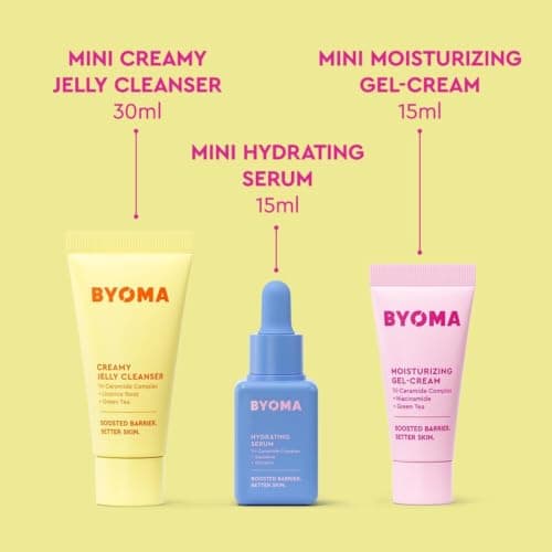 BYOMA So Hydrated Travel Size Gift Set - Skincare Minis (30ml, 15ml, 15ml) — view 3