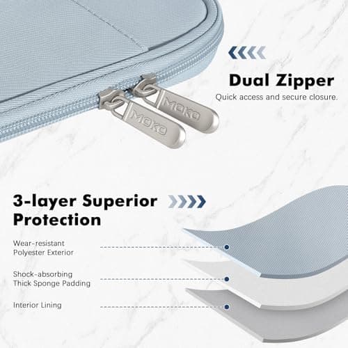 MoKo 9-11 Inch Tablet Sleeve Bag with Carry Handle — view 4
