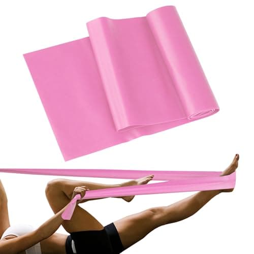 Resistance Bands, 1.5M Exercise Band, 3 Levels Optional Long Resistance Band for Home Fitness, Yoga, Pilates, Men, Women (pink 30lbs)