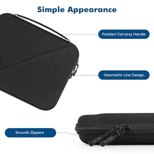 MoKo 9-11 Inch Hard EVA Tablet Sleeve Bag with Padded Handle — view 6