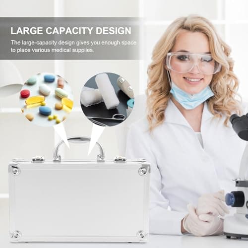 Aluminium Alloy Toolbox Large Capacity Portable Multi-purpose Carrying Case — view 5
