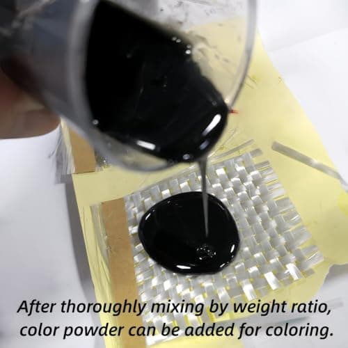 Carbon Fibre Repair Kit,Epoxy Resin Kit for Reinforcing and Repairing Cars,Motorcycles,Boats,Paddleboards and Bicycles,fibreglass repair kit,for Surface Repair,100g & 27g — view 3