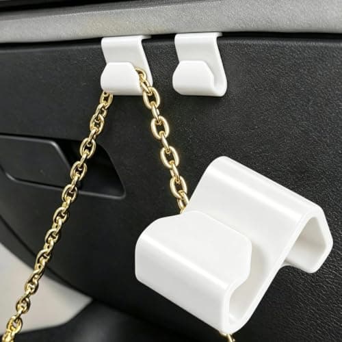 Hidden Interior Storage Hooks| Purse Hook For Car No Drill Organizer Holder — view 3