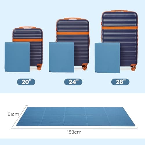 Good Nite Yoga Mat Foldable Portable Non Slip Exercise Mat TPE 183x61x0.6cm — view 4
