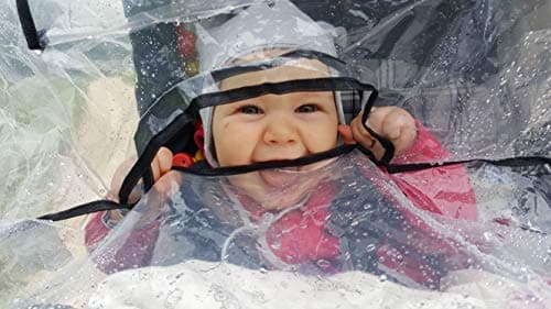 Playshoes Baby Travel Universal Pushchair Pram Stroller Rain Cover — view 4