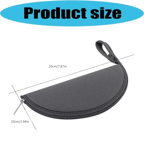 ljhnba Desk Setup Pad Pouch Neoprene Zipper Organizer, Red — view 3