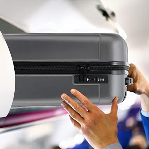Flight Knight Premium Hard Shell Lightweight Cabin Suitcase - 8 Spinner Wheels - Built-in TSA Lock & USB Port - Luggage Approved for Airlines Including easyJet Large Cabin - 56x45x25cm — view 5
