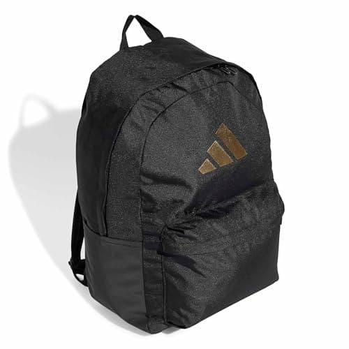 adidas Unisex Classic 3Bars Backpack, black/gold met., One Size — view 3