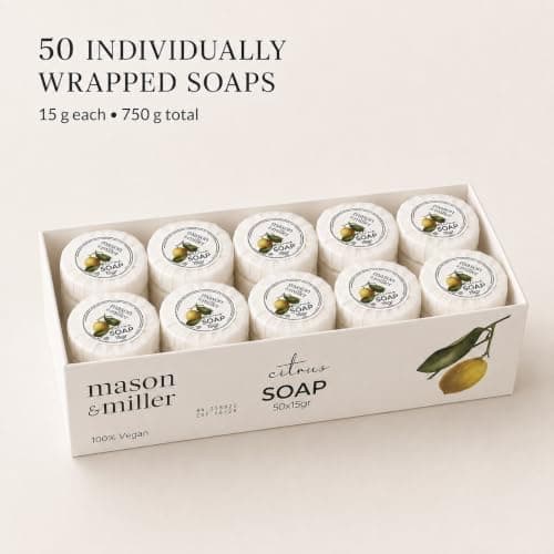 Mason & Miller Tissue Pleated Soap 50 x 15gm — view 2