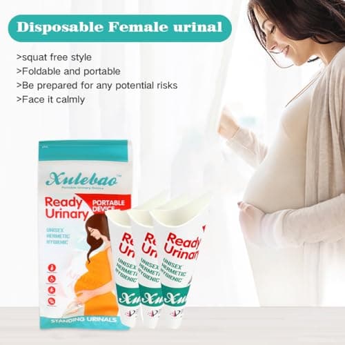 Foldable disposable Urinal for Women, Female Urinal for PIPI Standing (50) — view 5