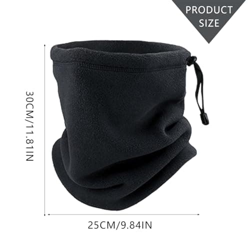 SKHAOVS 4 Pcs Winter Fleece Neck Warmer Gaiter Thick Thermal, Snoods for Men Women, Winter Neck Warmer, Scarf Thicken Elastic Tube Neck Gaiter Face Scarf, Windproof Face Covering for Outdoor — view 2