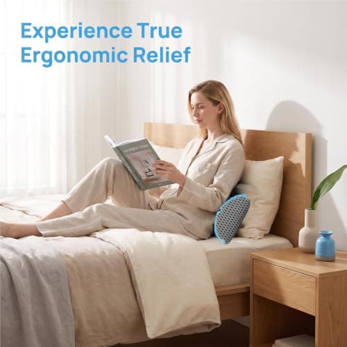 HXSYKJDM Lumbar Support Cushion – Memory Foam Back Support, 46x23x11cm — view 6