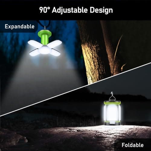 Blukar Camping Lights Rechargeable, 2000L Camping Lantern Lamp Essentials — view 3