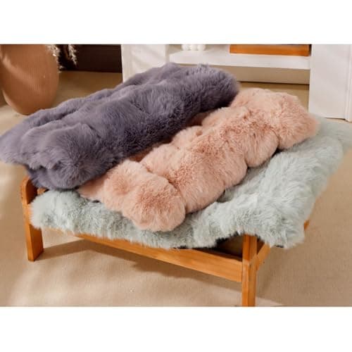 All Season Extra Thick Dog Bed Mat Soft Plush Cushion Non-Slip Indoor Outdoor Use Cozy Indoor Dog Bed — view 3