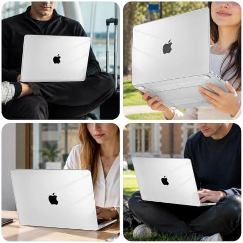 MOSISO Compatible with MacBook Air 15 inch Case 2026, Crystal Clear — view 6