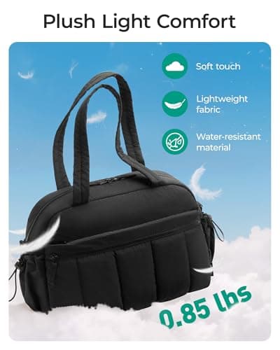 BAGSMART 24L Womens Gym Travel Bag, Weekend Overnight Cabin Bag, Wet Pocket — view 6