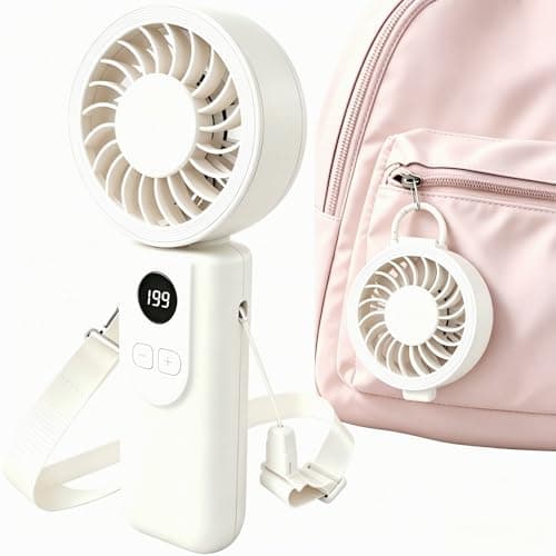 Neuonn Handheld Fan, Fast Speed 4000mAh for 10H+, Lightweight Fan