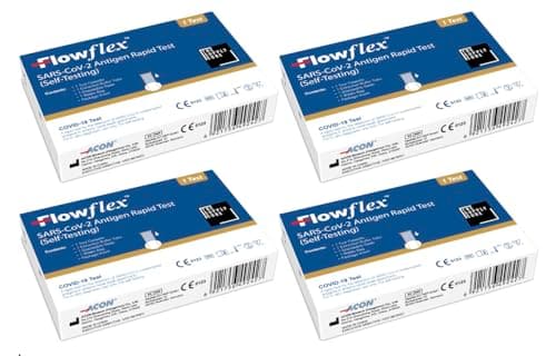 The Supply Cube Flowflex One Step Lateral Flow Test Kit | 4 Single Packs | One Step Test for Sars-CoV-2 Antigen | Covid-19 Self Testing Rapid Test | Not for Travel | 4 Pack — view 2