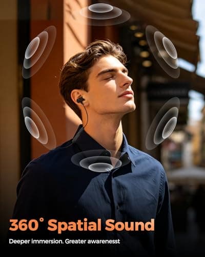 truefree HD-200 Wireless Earbuds, Neckband Bluetooth 6.0 Headphones — view 3