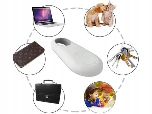 Powerful Bluetooth Item Finder–Smart Tracker Travel-Friendly, Replaceable Battery Remote control Prevent Loss Wallet, Suitcase Anti-Lost Device Luggage for pets cat (White) — view 5